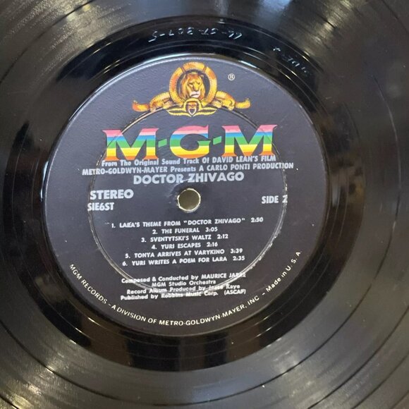 Doctor Zhivago (Original Sound Track Album)(Vinyl, 1965) MGM Records S1E-6ST VG - Picture 10 of 10